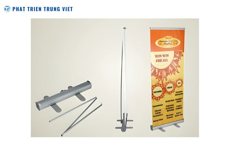 Khung standee ảnh hưởng đến độ ổn định khi trưng bày